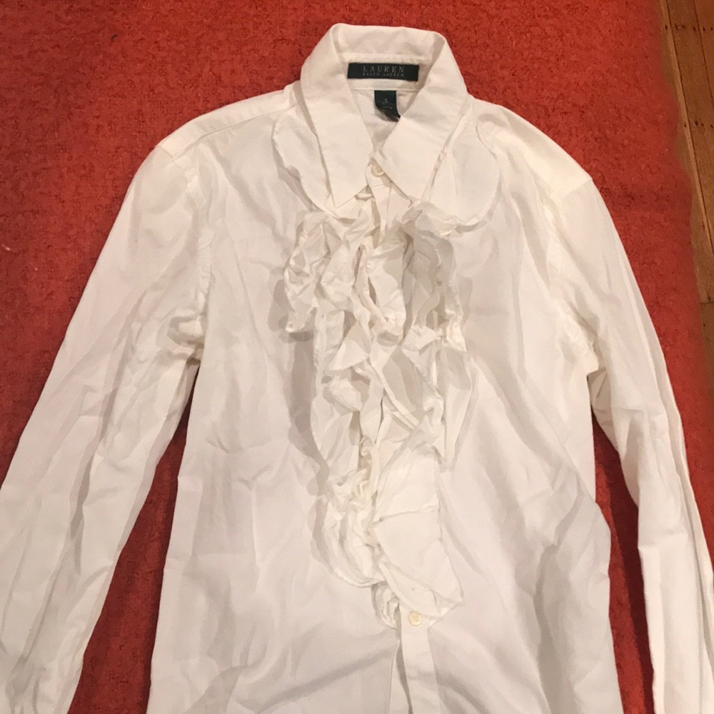 Lauren Ralph Lauren Ruffle Shirt